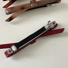 Korean Hairpin Headdress Clip Side Girl's Word Clip Female Online Influencer Bow Back Head Bangs Top Clip Headdress Hair Pins