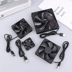 5V Brushless Cooling Fan USB Router Fan Computer Case TV Box Cooling Case 50mm 80mm 9 alternate view