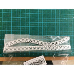 Lace Edge Border Metal Cutting Dies | Scrapbooking Craft Stencil close-up view