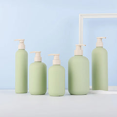 Refillable Foaming Soap Dispenser | Rustproof Plastic Shampoo and Shower Bottle for Kitc detail view