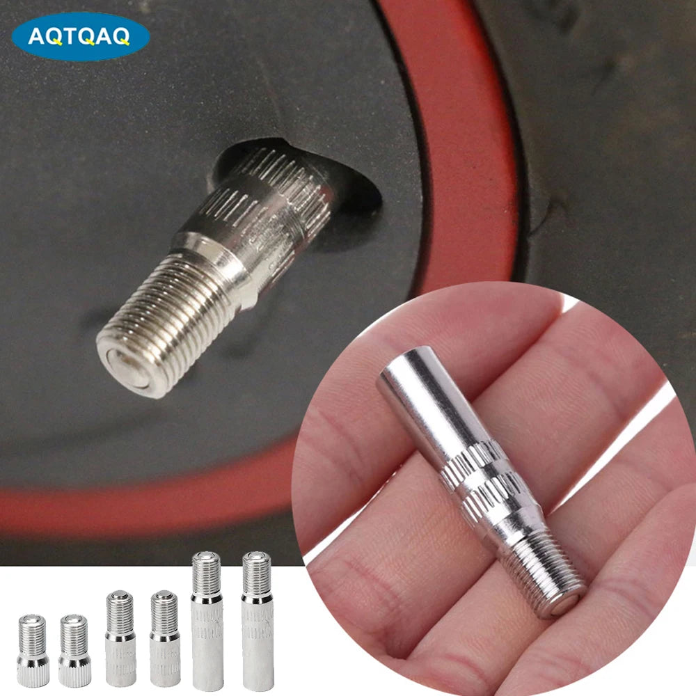 Chrome Plated Brass Screw-On Valve Stem Cap Adapter