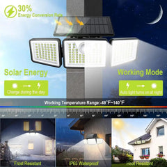 Led Solar Light Outdoor Motion Sensor Human Induction Adjustable Head Waterproof Sola alternate view