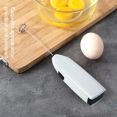 Portable Milk Frother Handheld Mixer | Electric Coffee Foamer Whisk detail view