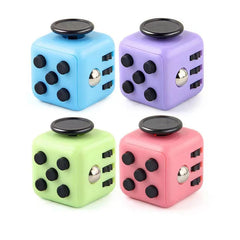 Solid Color Fidget Decompression Dice | Infinite Rubik Cube for Stress and Anxiety Relie detail view