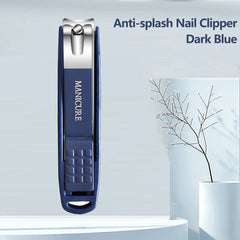 High-Quality New Splash-Proof Nail Clippers with a Hard Blade And a Nail Storage Box, Featuring an Attractive Design.