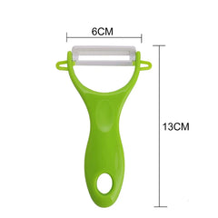 LMETJMA Ceramic Peeler 4 Color Vegetable Fruit Peeler Kitchen Potato Carrot Cucumber Pee detail view