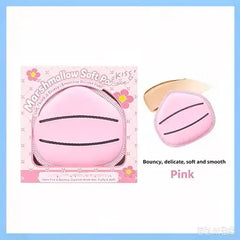 Marshmallow Soft Puff for Liquid Foundation Oversized Velour Powder Puff Wet/Dry Dual close-up view