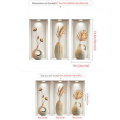 Space-Themed Flower Pattern Wall Stickers | Reusable PVC Decals for Home Decor detail view