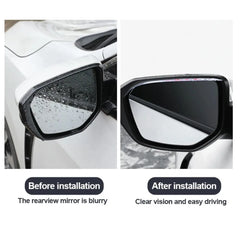 Rearview Mirror Rain Shield Sun Shade 2 Pcs