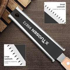 6-Inch Double-Sided Hand Saw | Flexible Flush Cutting Saw for Woodworking alternate view