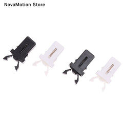 Trash Can Self-Locking Latch 10 Pcs Black White detail view