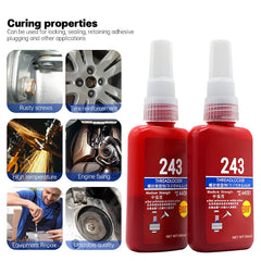 50ml Threadlocker Anaerobic Glue | Anti-Loose Screw Fastening Sealant close-up view