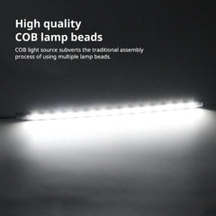 2pcs Car Ambient Lighting Strip | Waterproof 12V LED Decorative Neon Lamp for Auto Int close-up view