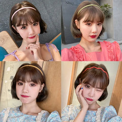 Plastic Frosted Non-slip Face Wash Hairbands Headband Women Girls Hair Head Hoop Band alternate view