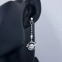 Mashle Magic and Muscles Anime Cosplay Ear Clips | Mash Finn Lance Crown Earrings alternate view