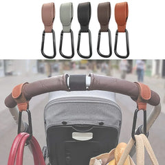 Baby Stroller Hook PU Leather Pram Hanger alternate view