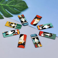 Fun Cat Magnetic Bookmarks Reading Page Holder Stationery Office for Pages Books Readers detail view