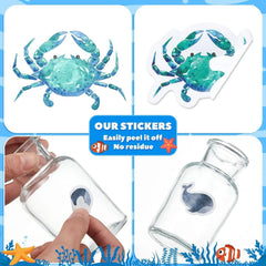 100-500 Animal Stickers Roll | Small Decorative Labels for Photocards and Gifts detail view