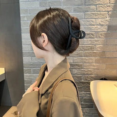 2/4Pcs Women Hair Claw Clip Cross Matte Hairpin Fashion Hairgrips Large Hair Claw Crab C detail view