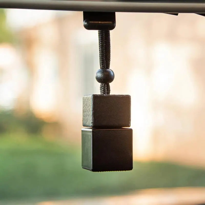 Square Glass Car Essential Oil Diffuser Pendant