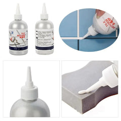 Waterproof Tile Repair Filler | Ceramic Tile Grout and Seam Sealer for Kitchen and Bathr detail view