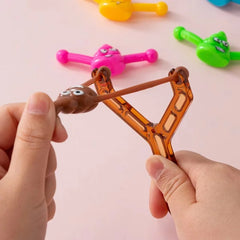 1-5PCS Funny Shooting Slingshot Prank Fake Poop Poo Game Antistress Children's Day De alternate view