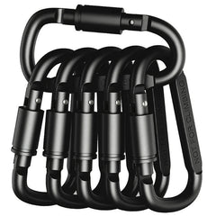 4-6PCS Carabiner Set For Key Camping Survival EDC Outdoor Keychain Clip Alloy Aluminum Tactical Caribiner Hook Karabiners