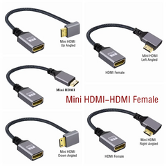 4K 60Hz HDMI-Compatible Extension Cable | Male to Female Adapter for Micro/Mini HDMI detail view