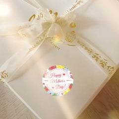 Happy Mother's Day Gift Stickers | Sweet Floral Envelope Seals for Gift Wrapping detail view
