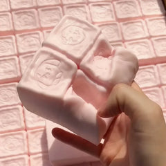 Squishy Strawberry Cube Stress Relief Toy | Slow Rebound Sensory Fidget Squeeze