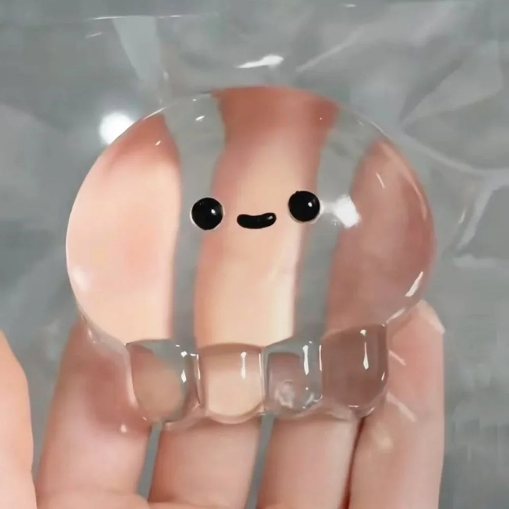 Taba Squishy Jellyfish | Kawaii Stress Relieving Sensory Fidget Toy for Anxiety and Relaxation Desk