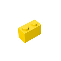 Educational Assemblage Gobricks Brick 1 x 2 without Bottom Tube | Compatible with Lego 3004 3065 357