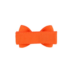 Inches Solid Colors Mini Hair Bows Clip close-up view