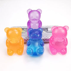 Cute Bear Squishy Toy | Soft TPR Stress Relief Fidget Cube close-up view