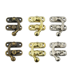 4pcs Toggle Latch Hasp Hook Lock for Wooden Jewelry Chest Box detail view