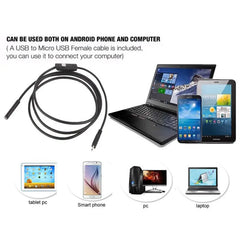 Flexible Endoscope Camera 5.5mm | Mini Industrial Borescope for Android Phone and PC close-up view