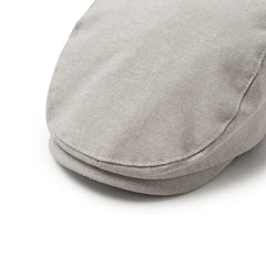 Baby Cotton Beret | Adjustable Solid Hat for Baby Boys detail view