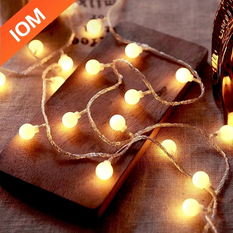 LED String Lights Garland Lights Outdoor Lamp Wedding Garden Fairy Lights