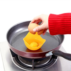 4pcs Silicone Egg Poacher Cups | Non-Stick Egg Boiler Mold for Microwave, Air Fryer, alternate view