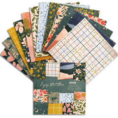 24 Sheets Craft Paper Pads | Origami Scrapbooking Art Backgrounds