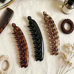 1PC Banana Hair Clip Fish Shaped Hairpin Ponytail Headband For Women Hair Accessories HairgripsTwist Clamp Barrettes Headwear