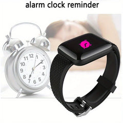 116 Smartwatch Men Women Wristwatches Smart Watch Message Fitness Monitor Bracelet Bir close-up view