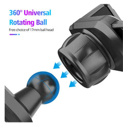 Car air outlet mobile phone holder extension arm rotary hook car phone support with general car air outlet mobile phone holder
