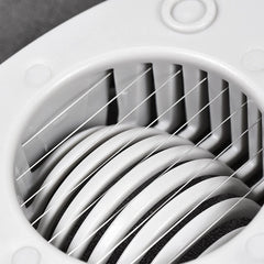 Stainless Steel Egg Slicer | Multipurpose Kitchen Cutter for Eggs and Fruit detail view