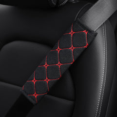 Linen Embroidered Breathable Seat Belt Shoulder Strap Cover