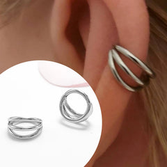 316L Surgical Steel Segment Tragus Helix Cartilage Earring Nose Ring Septum Clicker Co close-up view