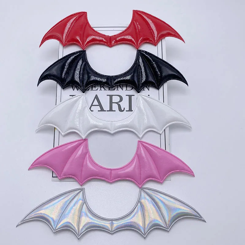 Devil Bat Wings Leather Wings Handmade DIY Jewelry Accessories Halloween Clothing Vampire Hair Clip