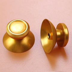 JCD 2PCS Colorful Aluminum Metal 3D Analog Thumbsticks Mushroom Joystick Cap For Xbox alternate view