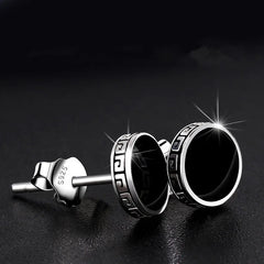 Lihong Personalized 925 Silver Earrings Men'S Single Earrings Street Punk Hip-Hop Jew alternate view