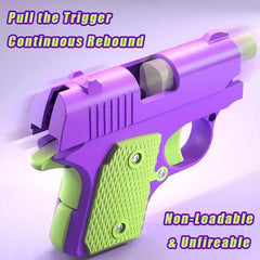Mini 3D Gravity Printing 1911 Toy Gun | Stress Relief Fidget Toy for Kids and Adults close-up view